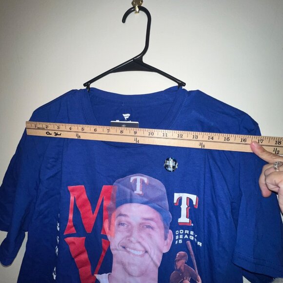 Fanatics 2023 World Series MVP Corey Seager T-Shirt‎ Medium - Picture 4 of 8